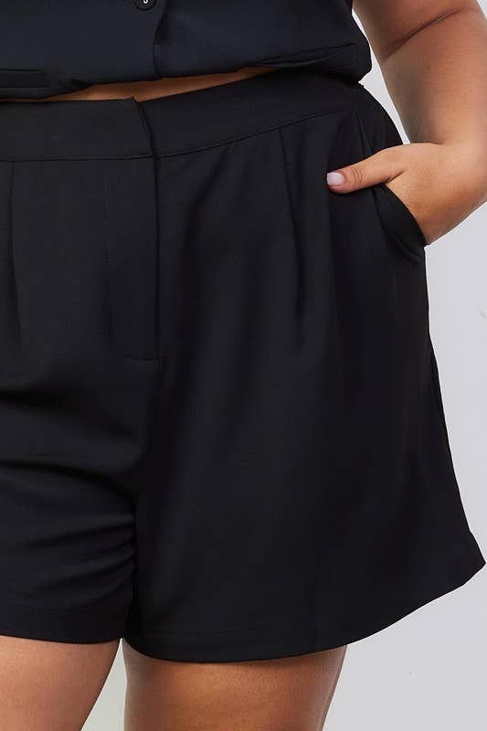Elastic Back Shorts