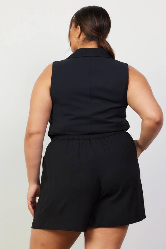 Elastic Back Shorts